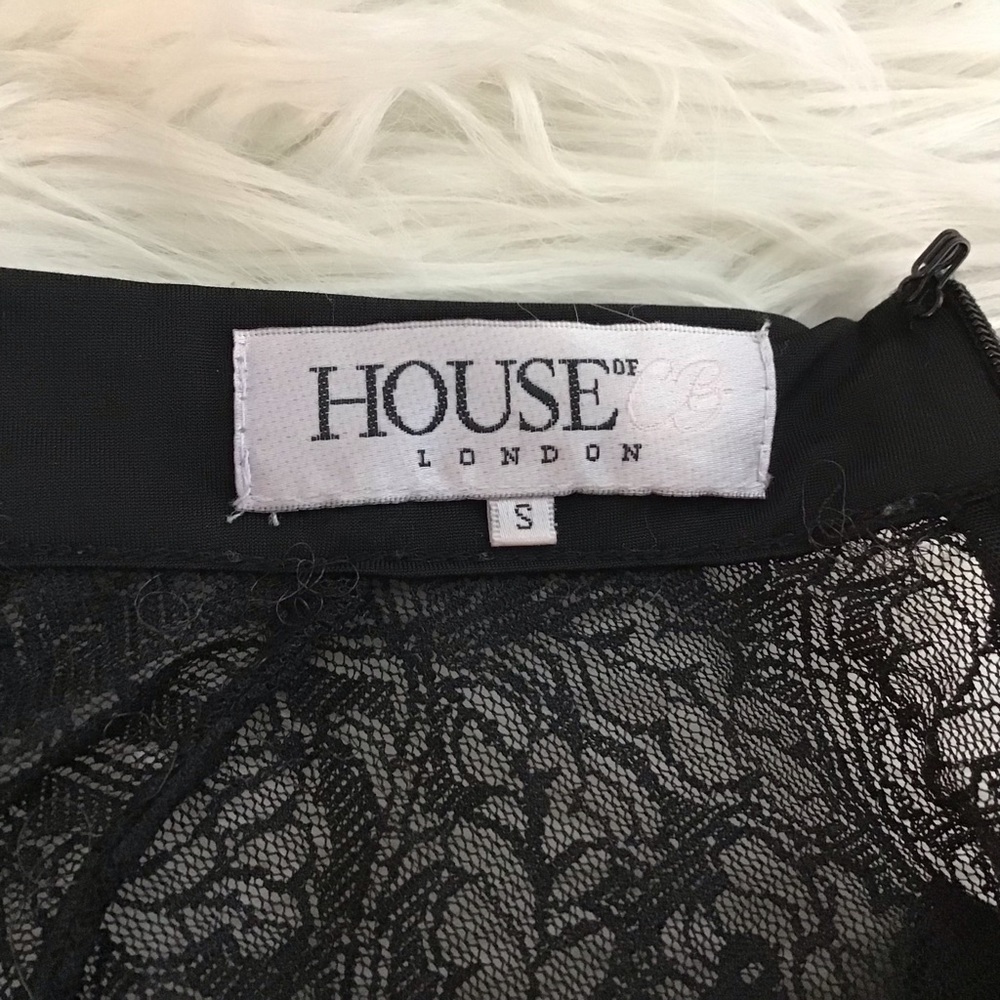 House of CB London Rudi Sheer Lace Jumpsuit Catsuit Romper Sm - Picture 4 of 9